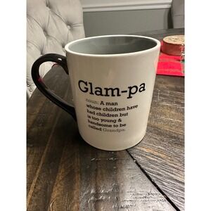 Glam pa Mug Funny Definition Coffee Cup Gift for Grandpa EUC‎